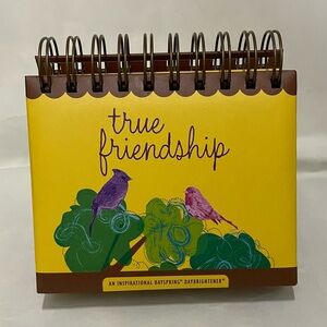 True Friendship DayBrightener Perpetual Calendar - Spiral-bound -